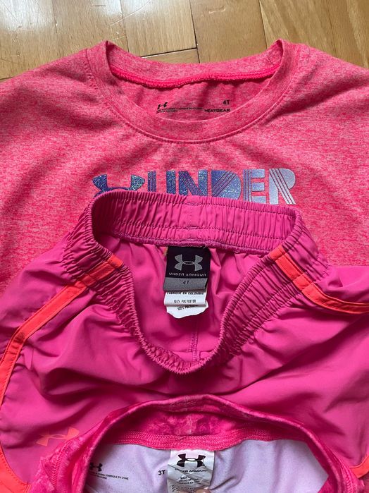 Under Armour 3szt. Koszulka Szorty Leginsy rozm.104