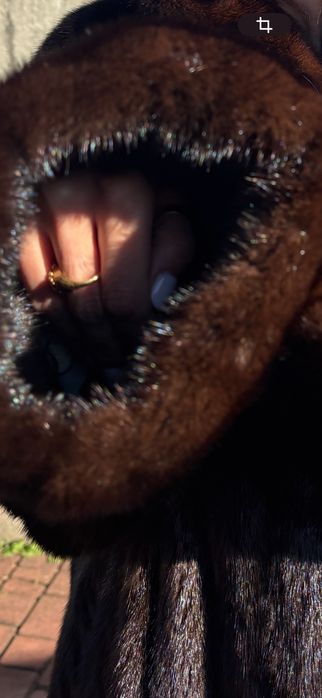 Цельная норковая шуба