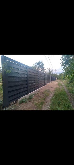 Установка заборов из профнастила под ключ ворота,автоматика