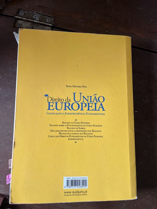 Direito da União Europeia Legislacão e Jurisprudência Fundamentais