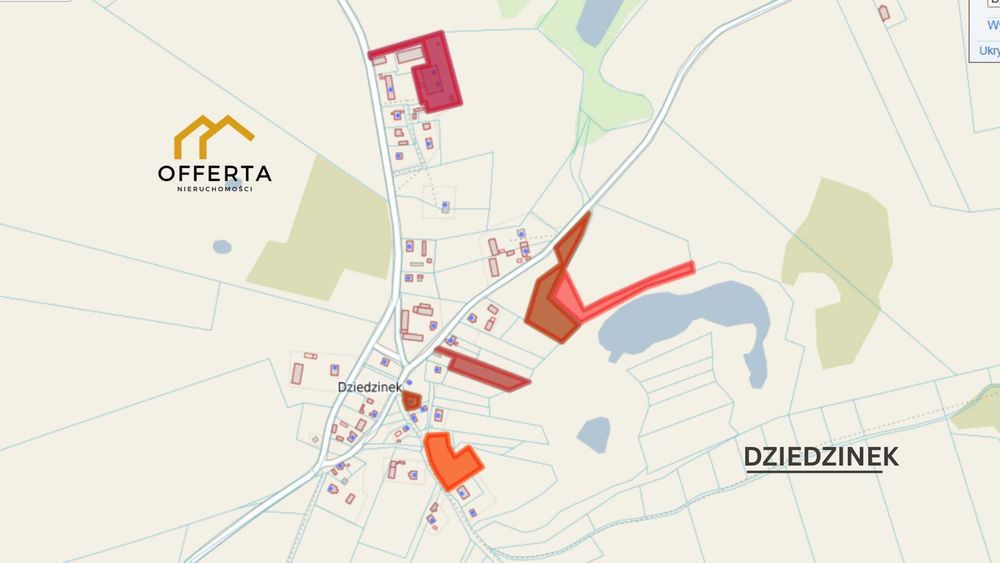 Działka nad jeziorem 4074 m.kw - Widok 4