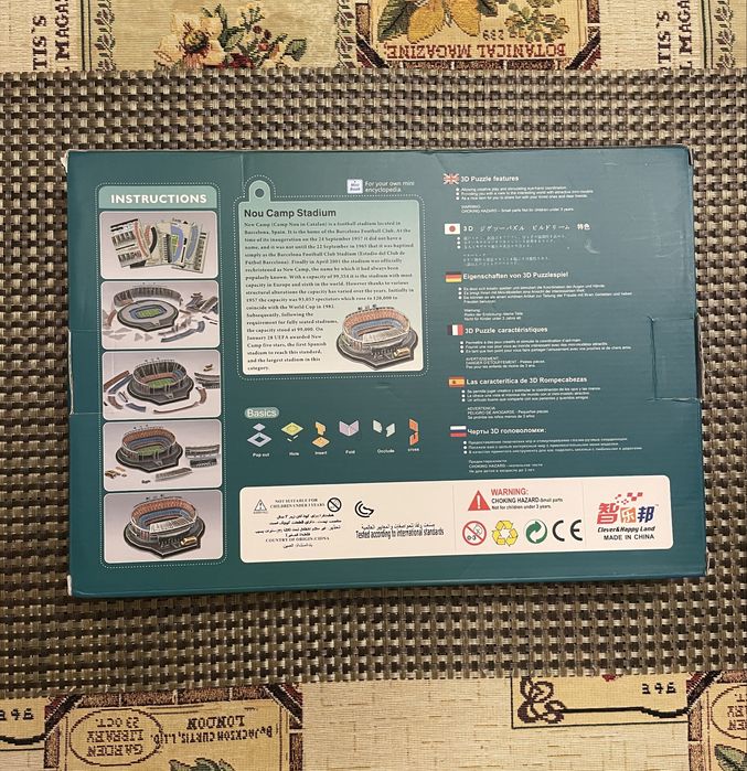 Model Camp Nou FC Barcelona Puzzle 3D