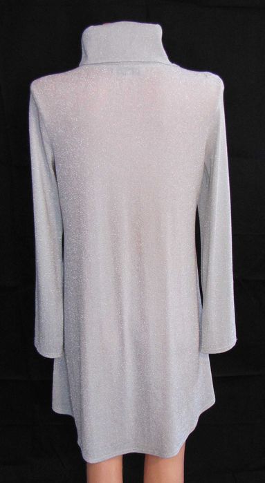 Layers Paris srebrna tunika z golfem S/M