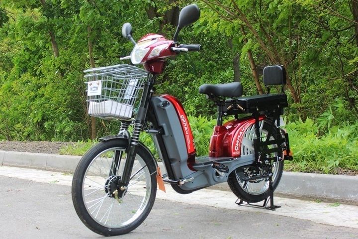 Електровелосипед Заря Силач червоний (1100W 60V-20Ah)