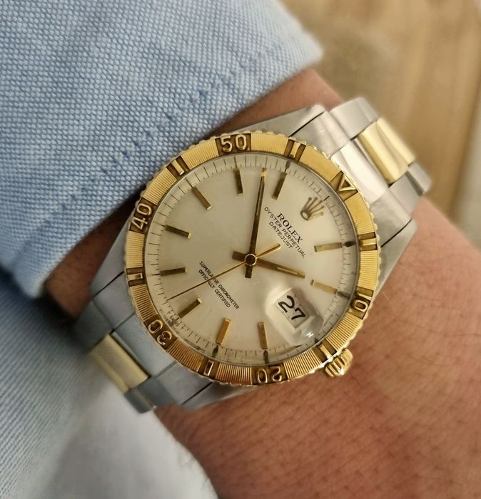 Rolex Datejust 36 z 1971 ref: 1625 Turn-o-graph stal/złoto full set !