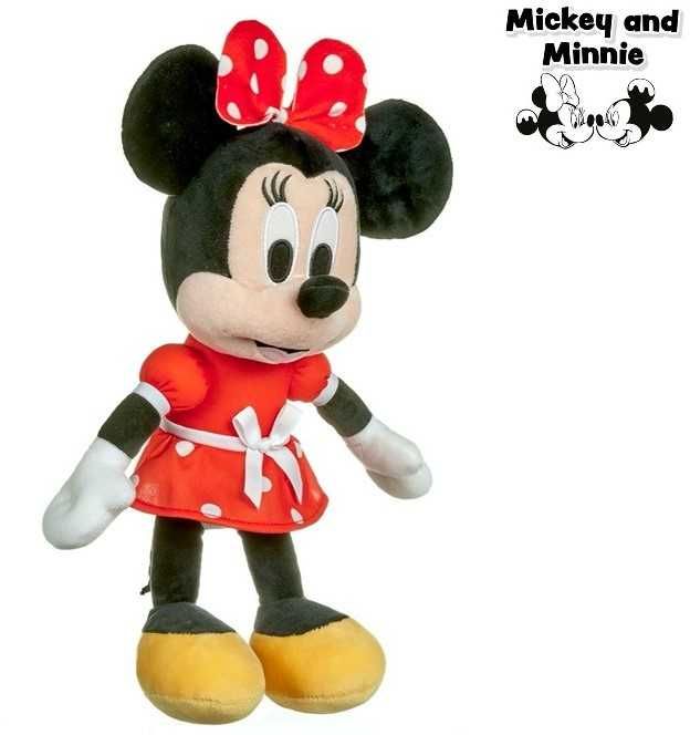 Peluche Minnie em vestido vermelho 39cm