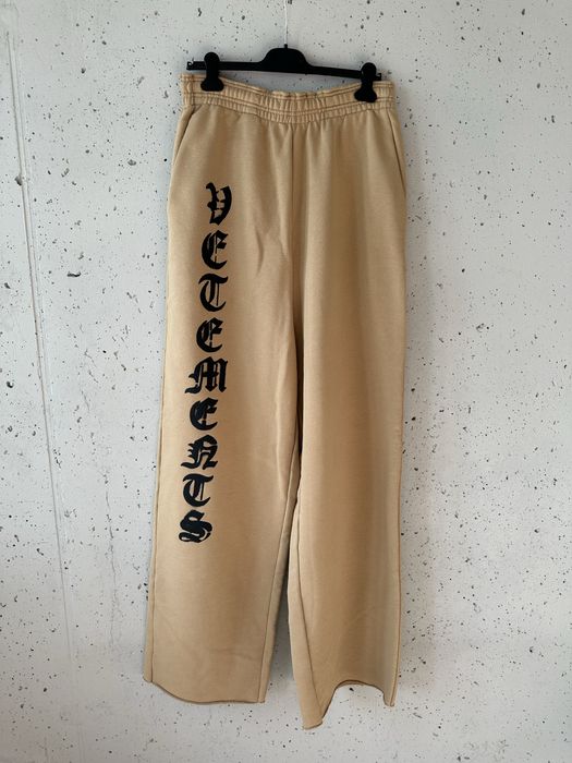 Штаны Vetements wide leg palazzo anarchy sweatpants оригинал