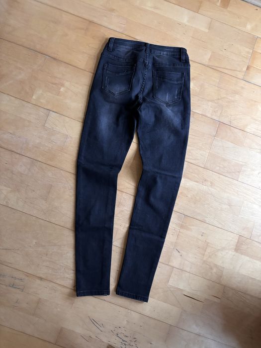 Dżinsy skinny wysoki stan S