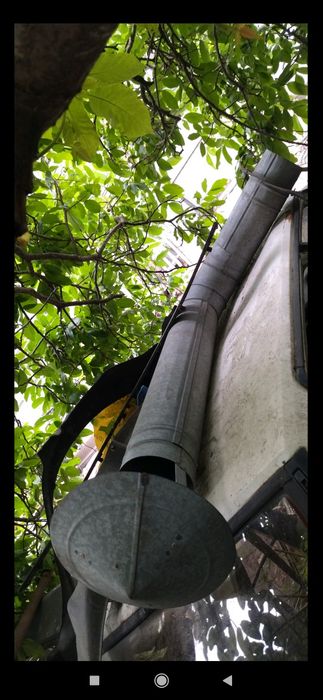 Труба оцинковка - дымоход, сливы