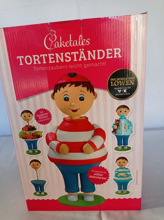 Stojak chłopczyk na tort, ciasto, owoce, słodkości na imprezy