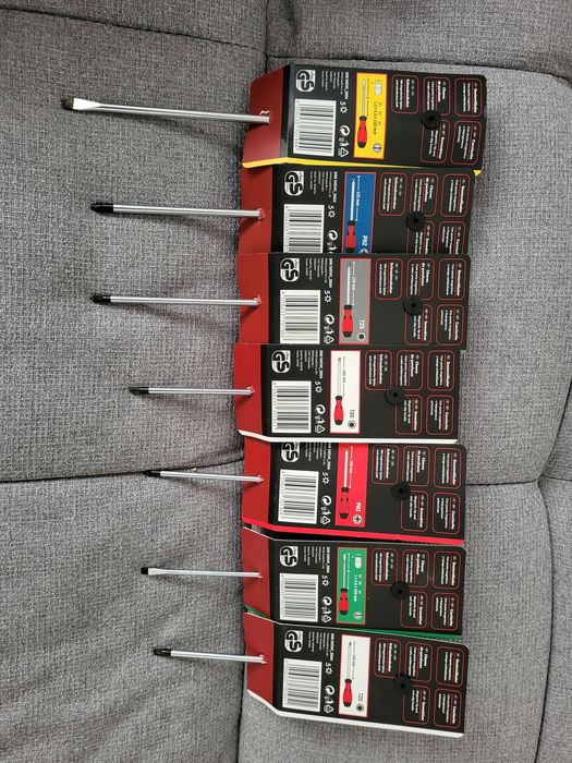 Conjunto 7 Chaves Fendas / Parkside