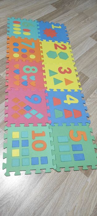 Ігровий килим дитячий мозаїка