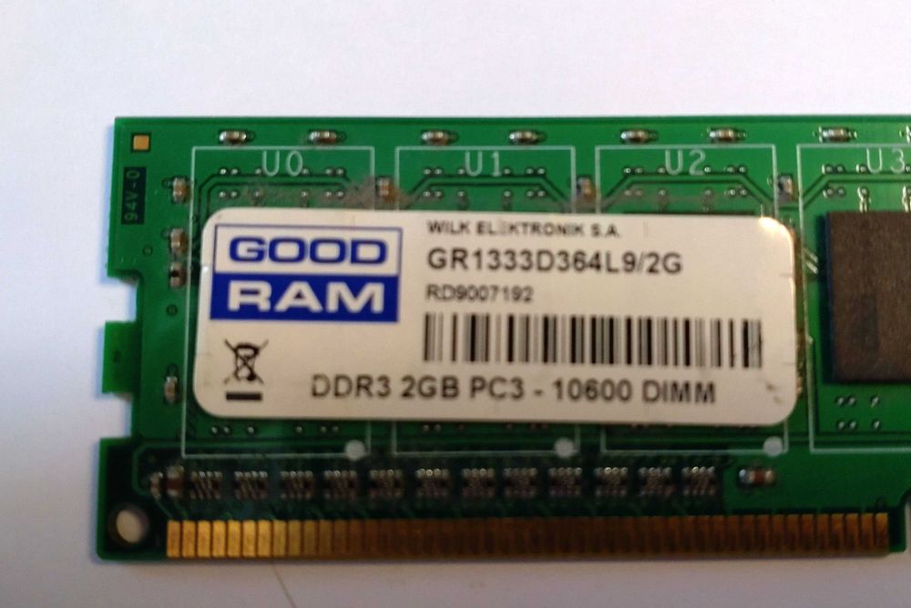 Оперативна пам’ять Goodram DDR3 2Gb PC3-10800 DIMM 2 шт.