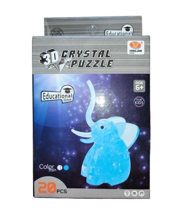 Nowa gra crystal puzzle klocki słonik #350