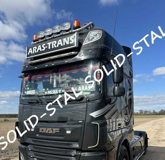 Orurowanie STAL NIERDZEWNA POLEROWANA Daf Xf 105 , 106 Superspacecab