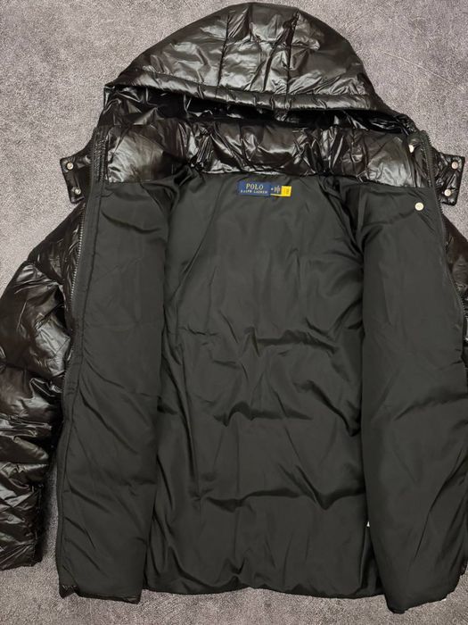 Polo Ralph Lauren Puffer Jacket Black Глянцева