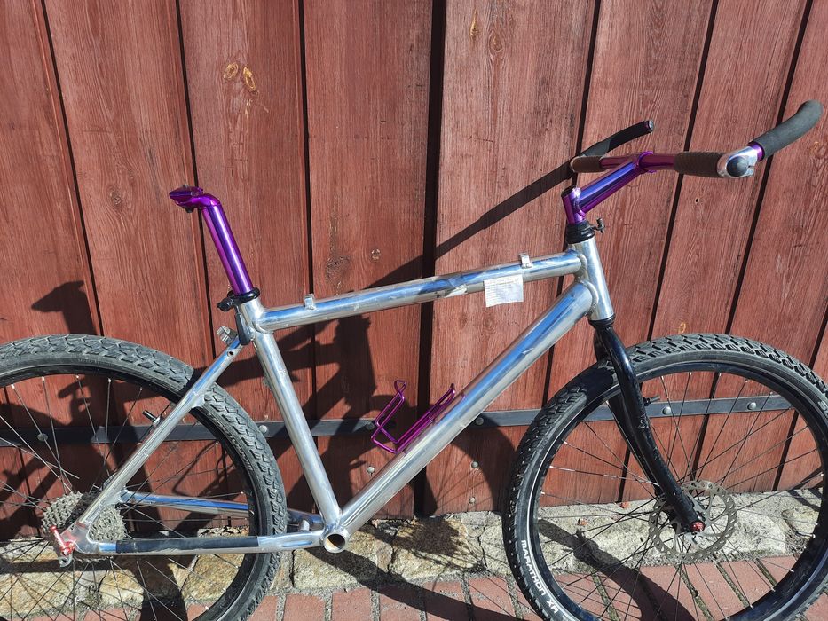 rama rowerowa frameset alu pod koła 26" commuter retro mtb