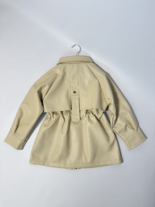 Тренч. Курточка. Подовжена курточка еко шкіра.