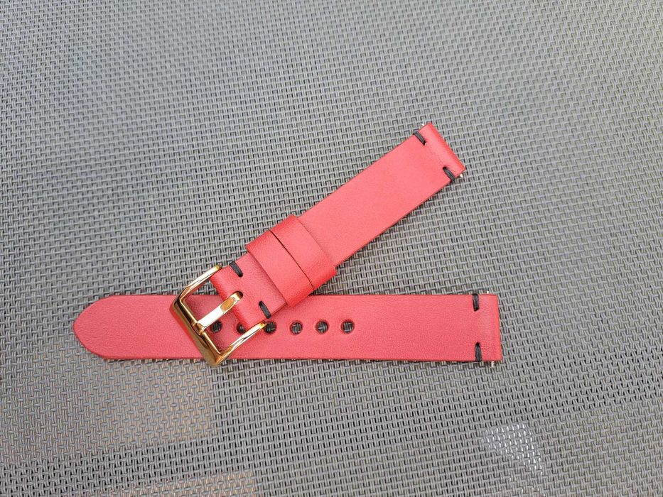 Pasek skórzany handmade Skóra Bydlęca Ręcznie Robiony 18mm