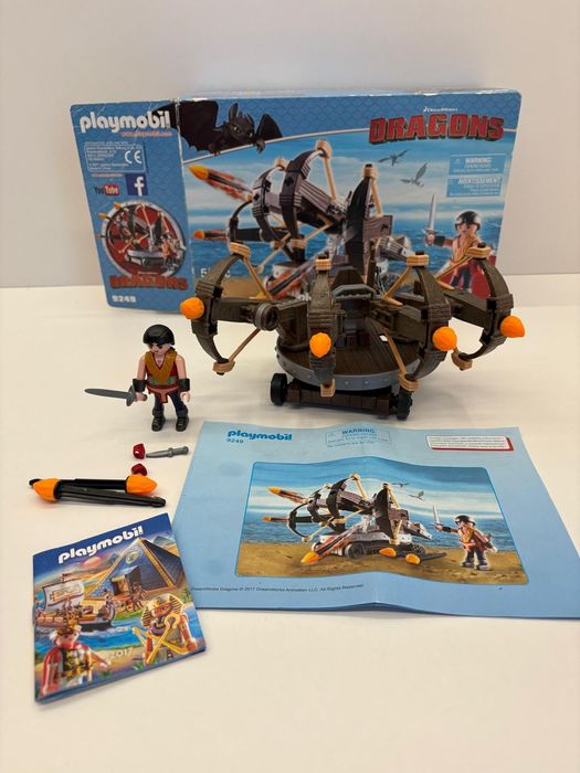 Playmobil 9249 Dragons Jak wytresować smoka Eret z ognistymi strzałami