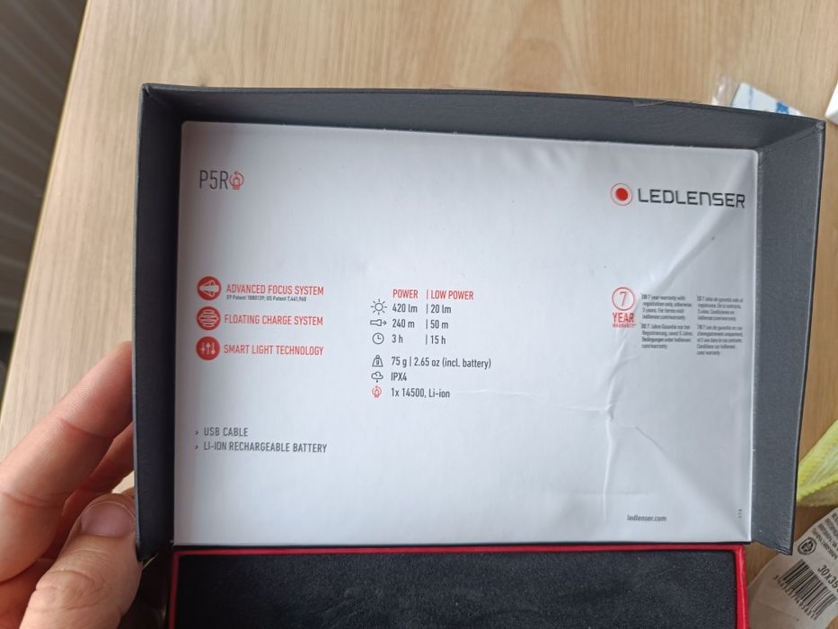 Latarka ledlenser 5R 420lm