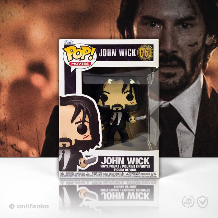 Funko POP! John Wick 1763 Bloody + [протектор]