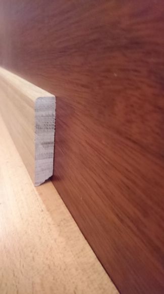 Cokół dębowy lity LISTWA PRZYPODŁOGOWA cokoły dębowe 60x17 MARA