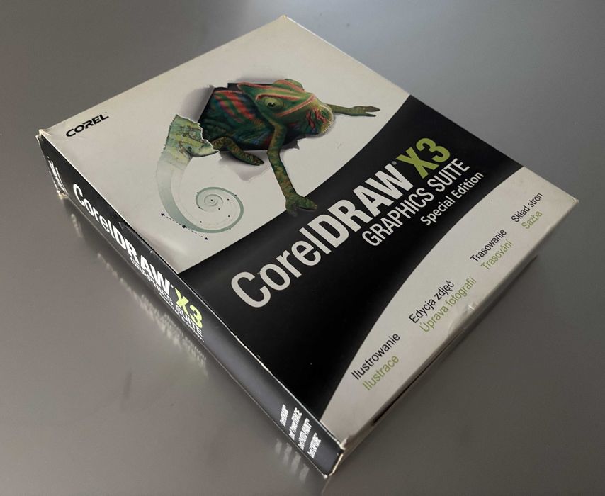 Corel Draw X3 Special Edition oryginał + Adobe Photoshop gratis!