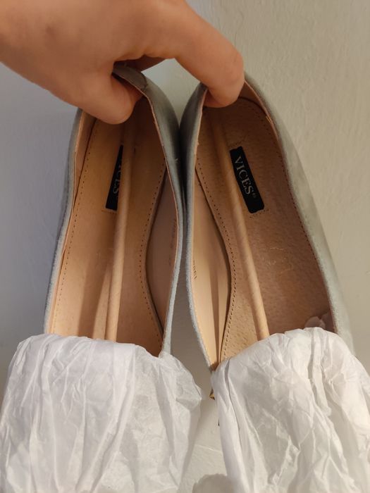 Szare mokasyny Vices r. 37.