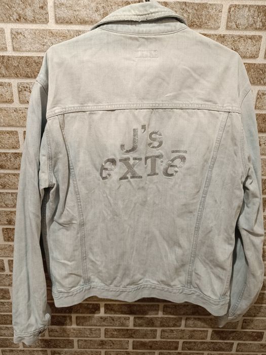 Джинсова куртка великого розміру