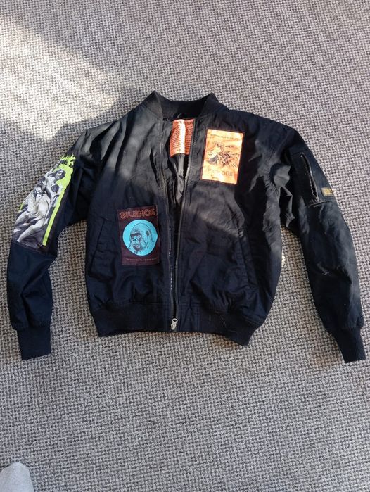 Kurtka bomberka czarna r. S, M