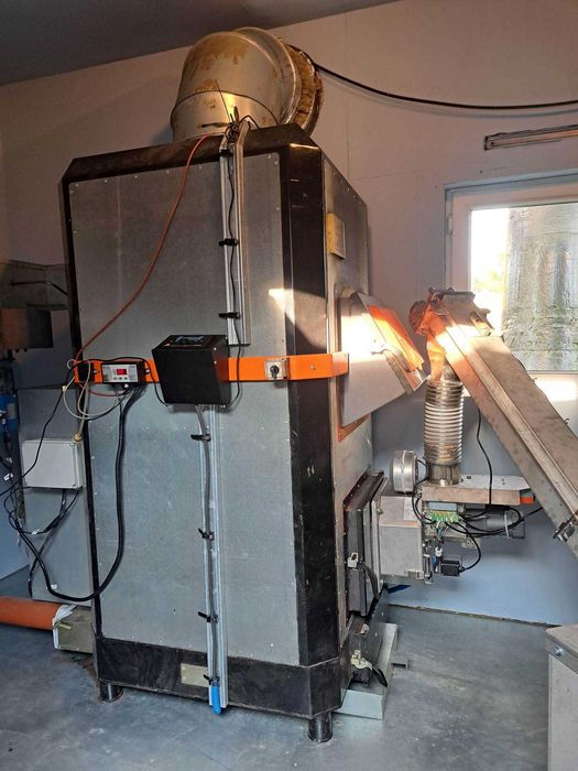 Przystawka spalarka na zrębki 25 kW mieszadło pellet układ komplet