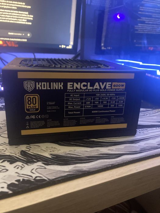 Fonte de Alimentacão 600W Plus Gold