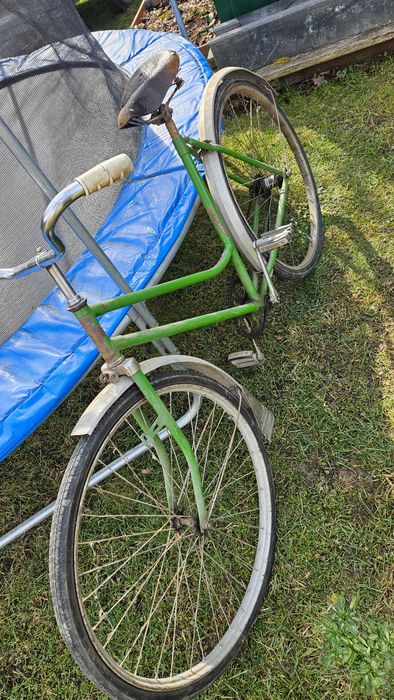 Stary rower calosc czesci prl retro