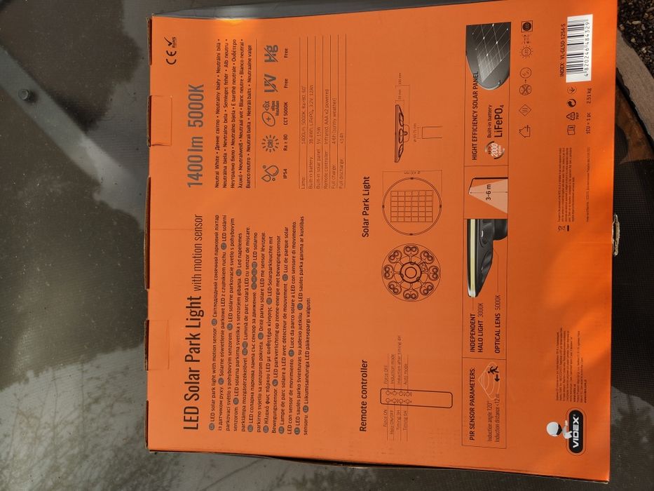 Lampa solarna widex UFO