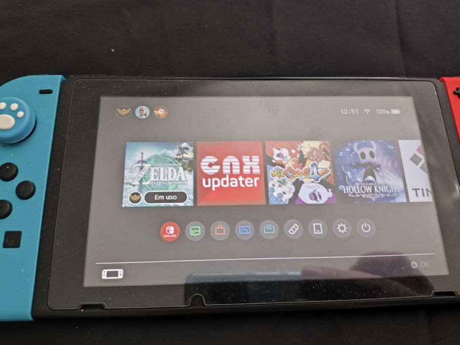 Nintendo Switch V2 DESBLOQUEADO + Pro Controller + Case