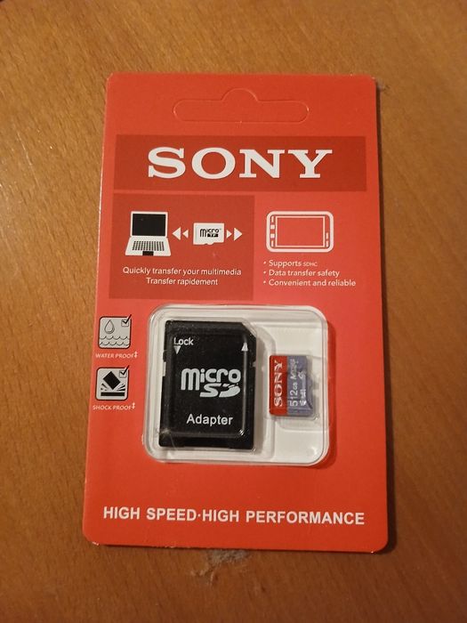 Cartão de Memória Sony 256gb  Micro SD  
Utilizável tam