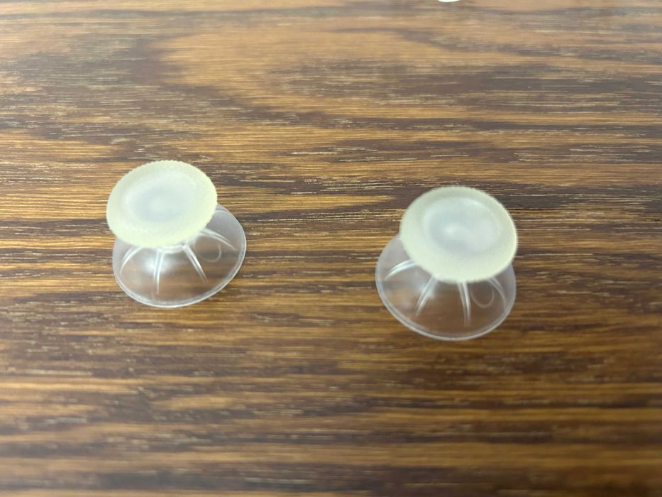 PS5 playstation 5 dualsense pad  bezbarwne przyciski transparent