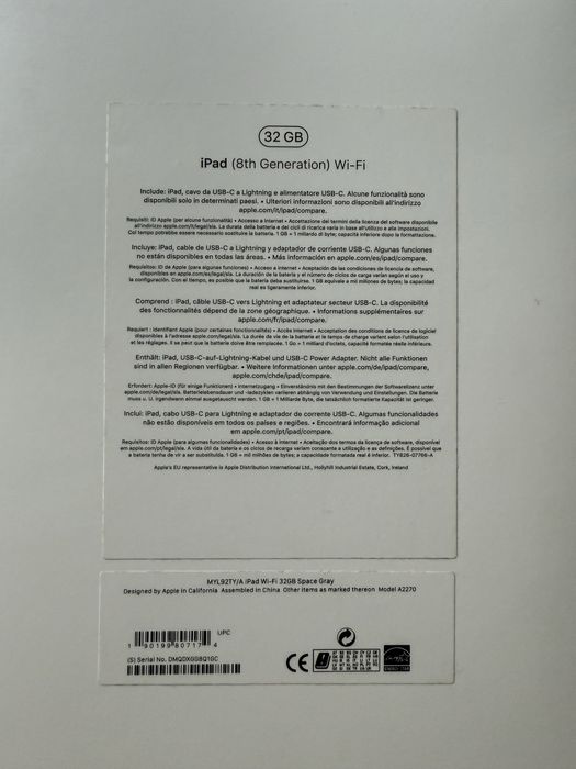 Ipad 8 geraçao 32GB
