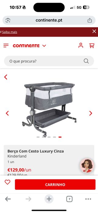 Berço  para bebé
