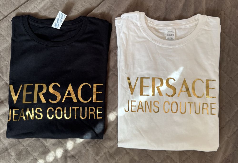 Koszulki damskie z logo Versace