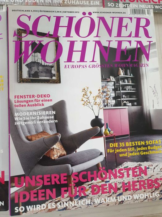 Gazeta wnętrzarska niemiecka Schoner Wohnen