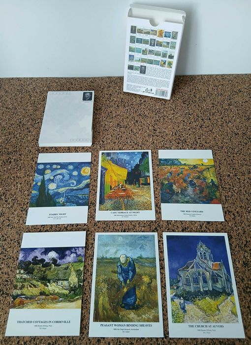 30 Postais de obras de arte de Vicent Van Gogh