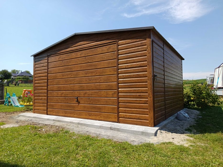 Garaż blaszany 4*5 garaż blaszak garaże profil poziom 5*7 6*6 Rus-Stal