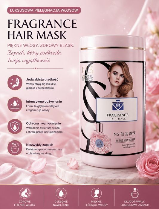 Maska do włosów perfumowana N5