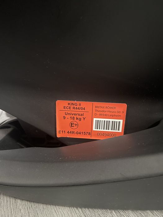 Автокрісло Britax Römer KING II BLACK SERIES (Cosmos Black)