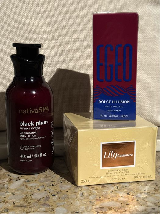 Hidratantes e Perfume O Boticario