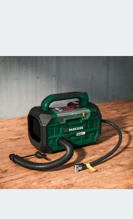 Parkside akumulatorowa pompka turystyczna z latarką3w1 20V PKA 20Li D3