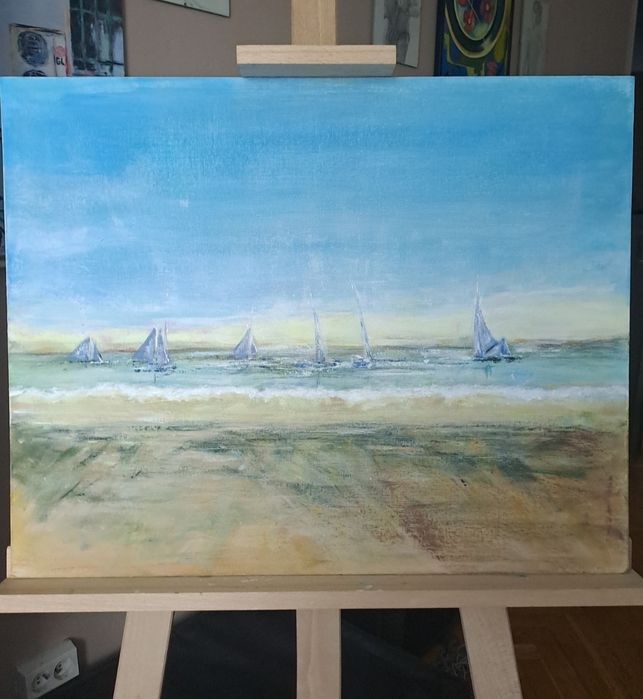 Obraz akrylowy ręcznie malowany