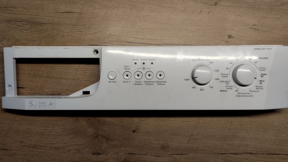 WMB 51011 PL F programator pralki beko